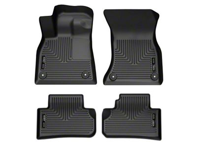 Husky Liners 18-24 Audi Q5 /18-24 Audi SQ5 Weatherbeater Black - 95941