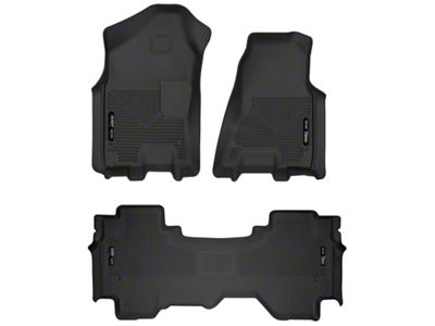 Husky Liners 19-24 Dodge Ram 1500 X-Act Front + 2nd - 53698