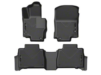 Husky Liners 20-23 Mercedes-Benz GLE350/GLE450 Weatherbeater Black Front & 2nd - 95491