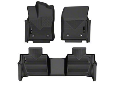 Husky Liners 23-24 Toyota Sequoia WeatherBeater Front & Second Row - 95281