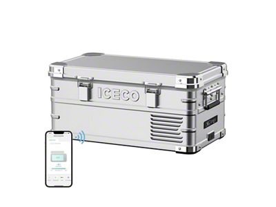 ICECO APL20 Light Duty Aluminum Single Zone Freezer; 20-Liter; Silver