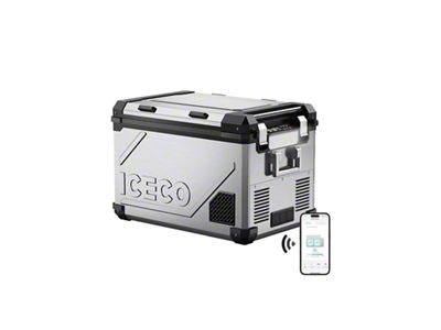 ICECO APL55 12 Volt Dual Zone Freezer; 55-Liter; Silver