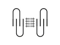 ICON Vehicle Dynamics Rear U-Bolt Kit; 12-Inch (99-10 Ford F-250/F-350)