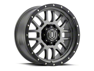 ICON Alloys Alpha Gunmetal Wheel; 20x9; 16mm Offset