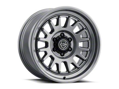 ICON Alloys ANZA Gunmetal Wheel; 17x8.5; 0mm Offset