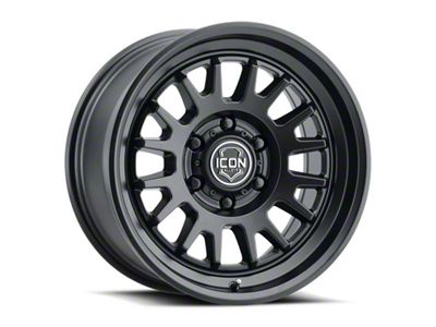 ICON Alloys ANZA Satin Black Wheel; 17x8.5; 0mm Offset