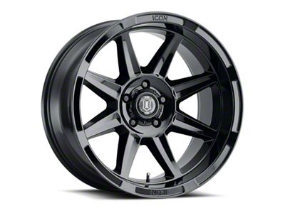 ICON Alloys Bandit Gloss Black Wheel; 20x10; -24mm Offset
