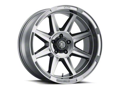 ICON Alloys Bandit Gunmetal Wheel; 20x10; -24mm Offset