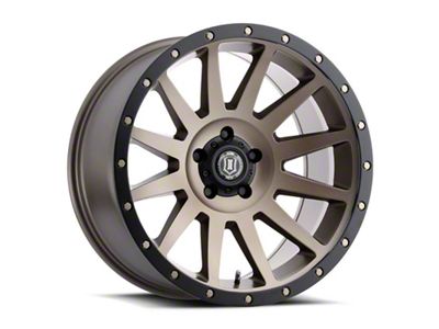 ICON Alloys Compression Bronze Wheel; 20x10; -19mm Offset; 6x135mm Bolt Pattern; 87mm Hub Bore