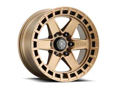 ICON Alloys Raider Satin Brass Wheel; 17x8.5; 0mm Offset