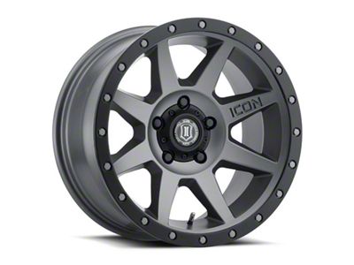 ICON Alloys Rebound Titanium Wheel; 17x8.5; 0mm Offset