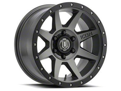 ICON Alloys Rebound Titanium Wheel; 17x8.5; 0mm Offset