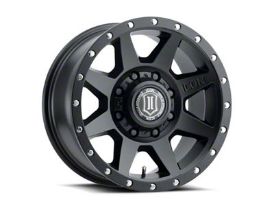 ICON Alloys Rebound HD Satin Black Wheel; 17x8.5; 6mm Offset