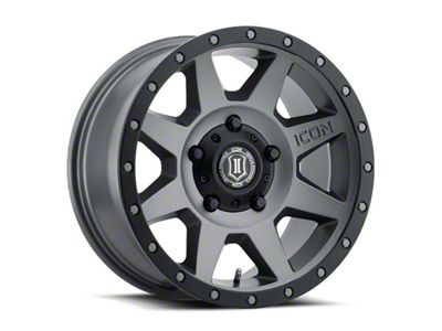 ICON Alloys Rebound Titanium Wheel; 18x9; 25mm Offset