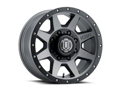 ICON Alloys Rebound HD Titanium Wheel; 18x9; 12mm Offset