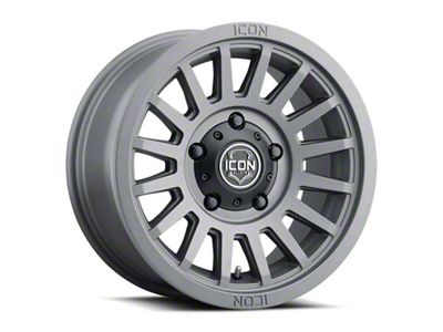 ICON Alloys Recon SLX Charcoal Wheel; 17x8.5; 6mm Offset