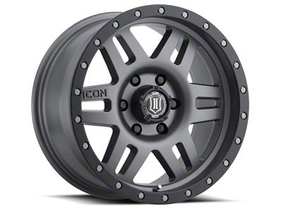 ICON Alloys Six Speed Titanium Wheel; 17x8.5; -6mm Offset