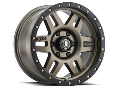 ICON Alloys Six Speed Bronze Wheel; 17x8.5; 25mm Offset
