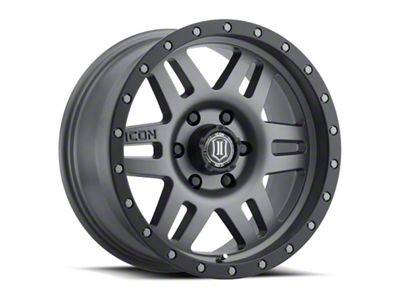 ICON Alloys Six Speed Titanium Wheel; 17x8.5; 25mm Offset