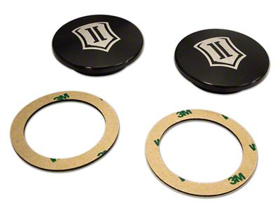ICON Vehicle Dynamics Tubular Upper Control Arm Billet Cap Set - 191011