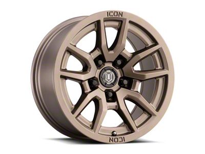 ICON Alloys Vector 5 Bronze Wheel; 17x8.5; 25mm Offset