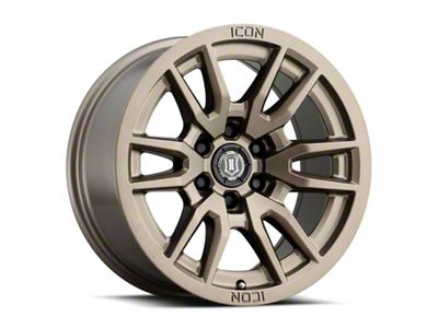 ICON Alloys Vector 6 Bronze Wheel; 17x8.5; 0mm Offset