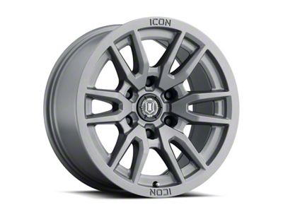 ICON Alloys Vector 6 Titanium Wheel; 17x8.5; 25mm Offset