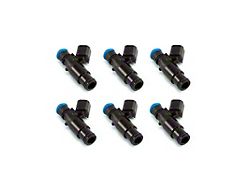 Injector Dynamics ID1050X Injectors 14mm Black Adaptor Bottom Set of - 1050.48.14.14B.6