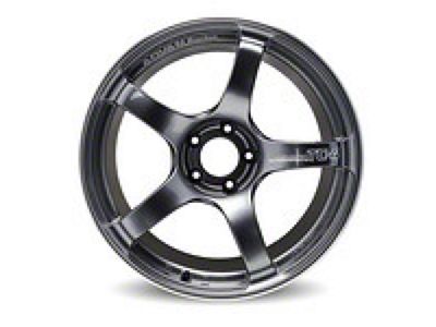 Advan TC4 Gunmetallic and Ring Wheel; 18x9.5; 45mm Offset; 5x114.3mm Bolt Pattern; 73mm Hub Bore