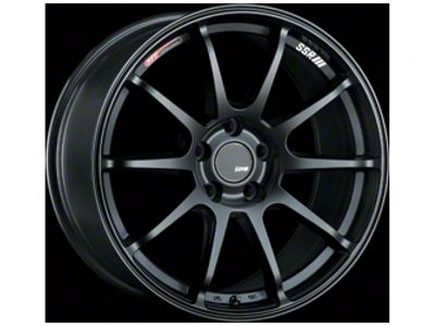 SSR GTV02 Flat Black Wheel; 18x8.5; 40mm Offset; 5x114.3mm Bolt Pattern; 73mm Hub Bore