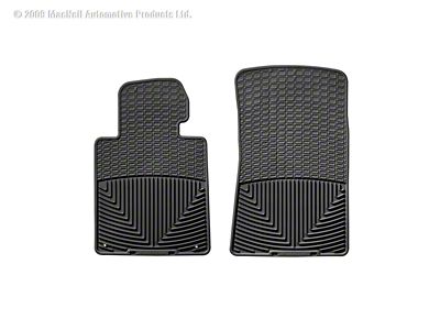 Weathertech 99 BMW M3 Convertible Front Rubber Mats - Black - W24
