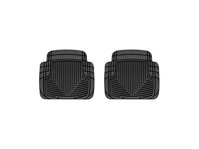 Weathertech 99 BMW M3 Convertible Rear Rubber Mats - Black - W50
