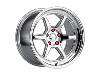 Kansei Roku Chrome Wheel; 18x10.5; 12mm Offset; 5x114.3mm Bolt Pattern; 73.10mm Hub Bore