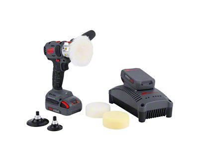 Ingersoll Rand 20V Cordless Polisher/Sander 2-Battery Kit; 8300 RPM