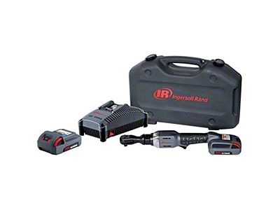 Ingersoll Rand 20V Cordless Ratchet Wrench with Charger; 3/8-Inch