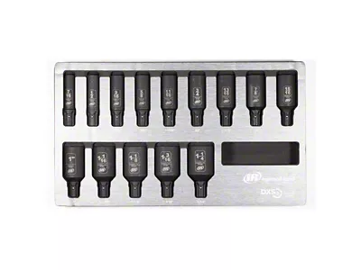 Ingersoll Rand DxS2 Drive Hex Deep SAE Impact Socket Set; 14-Piece