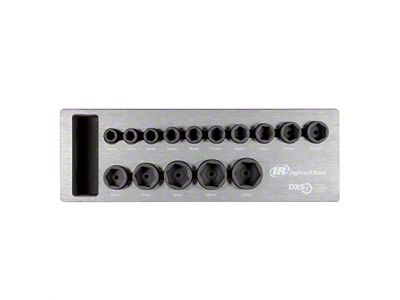 Ingersoll Rand DxS2 Drive Hex Metric Impact Socket Set; 15-Piece