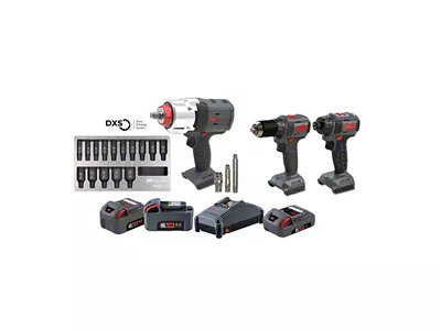 Ingersoll Rand IQV20 20V Impact Wrench Cordless Power Tool Kit