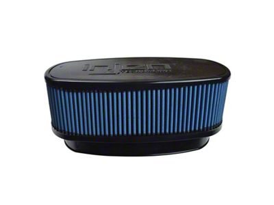 Injen NanoWeb Dry Air Filter 8.7x3.9in Oval ID / 10.4x5.6in - X-1131-BB