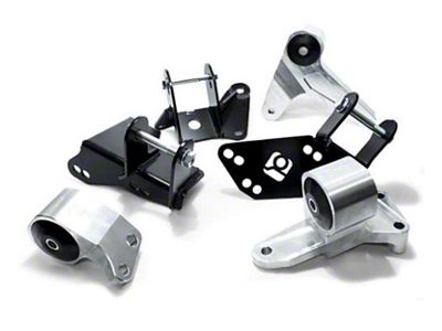 Innovative Mounts 96-00 Civic K-Series Black Aluminum Mounts 75A Bushings EG/DC - B90051-75A-BA