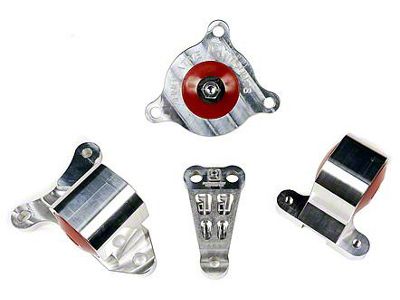 Innovative Mounts 02-06 Acura RSX K-Series Black Aluminum Mounts 85A Bushings - B90650-85A-BA