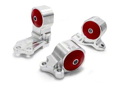 Innovative Mounts 88-91 Civic B-Series Black Aluminum Mounts 95A Bushings Cable - B49150-95A-BA