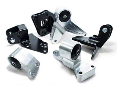 Innovative Mounts 96-00 Civic Billet Conversion K-Series Black Engine Mount Kit - B90050-SLD