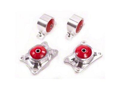 Innovative Mounts 00-09 Honda S2000 F-Series Silver Aluminum Mounts 85A Bushings - B90755-85A