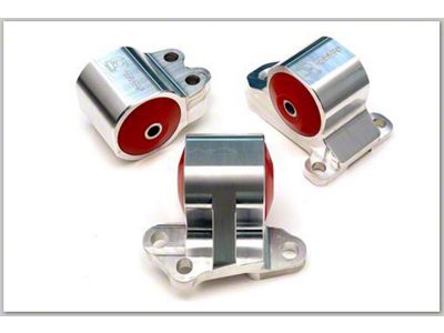 Innovative Mounts 92-95 Civic B/D Series Silver Aluminum Mounts 60A Bushings - B10150-60A