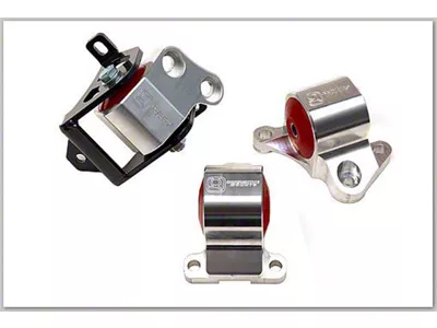 Innovative Mounts 96-00 Civic B/D Series Silver Aluminum Mounts 75A Bushings - B10050-75A
