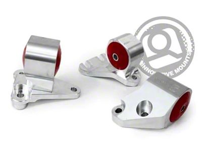 Innovative Mounts 92-93 Integra Non GSR B-Series Silver Aluminum Mounts 75A - B19351-75A
