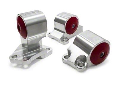 Innovative Mounts 92-95 Civic B/D Series Silver Aluminum Mounts 75A Bushings - B49550-75A