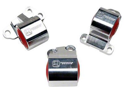 Innovative Mounts 92-95 Civic B/D Series Silver Aluminum Mounts 85A Bushings - B19550-85A