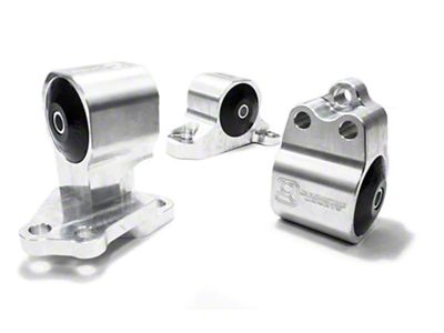Innovative Mounts 92-95 Civic B/D Series Silver Aluminum Mounts 85A Bushings - B40152-85A